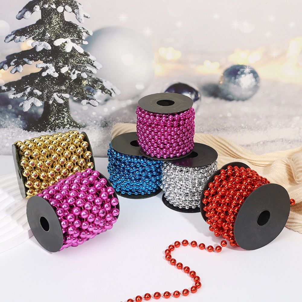 Pearl Trim Chain - 3m/Roll 9mm Pearl Bead Chain Garland,