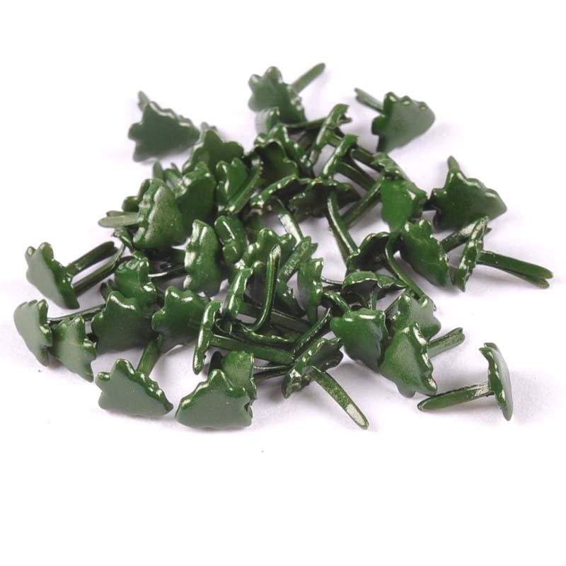 50pcs Mini Christmas Tree Brad - огляд і ціна Embellishments For Scrapbooking