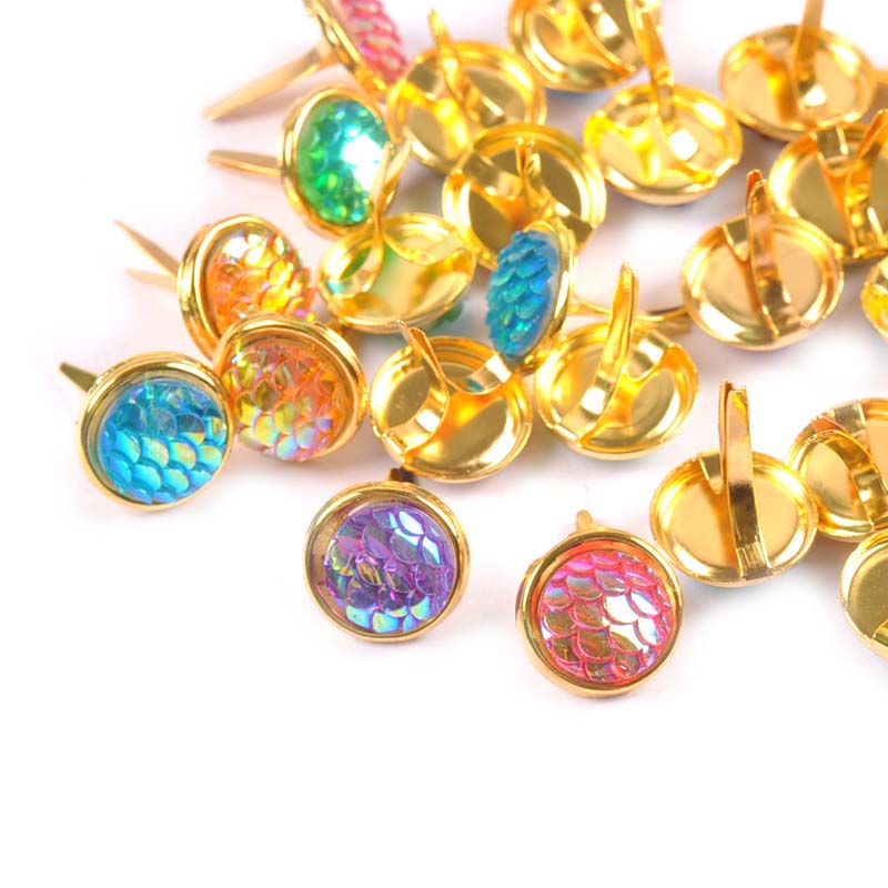 13x13mm 20Pcs Mix Squama Patte - огляд і ціна Embellishments For Scrapbooking