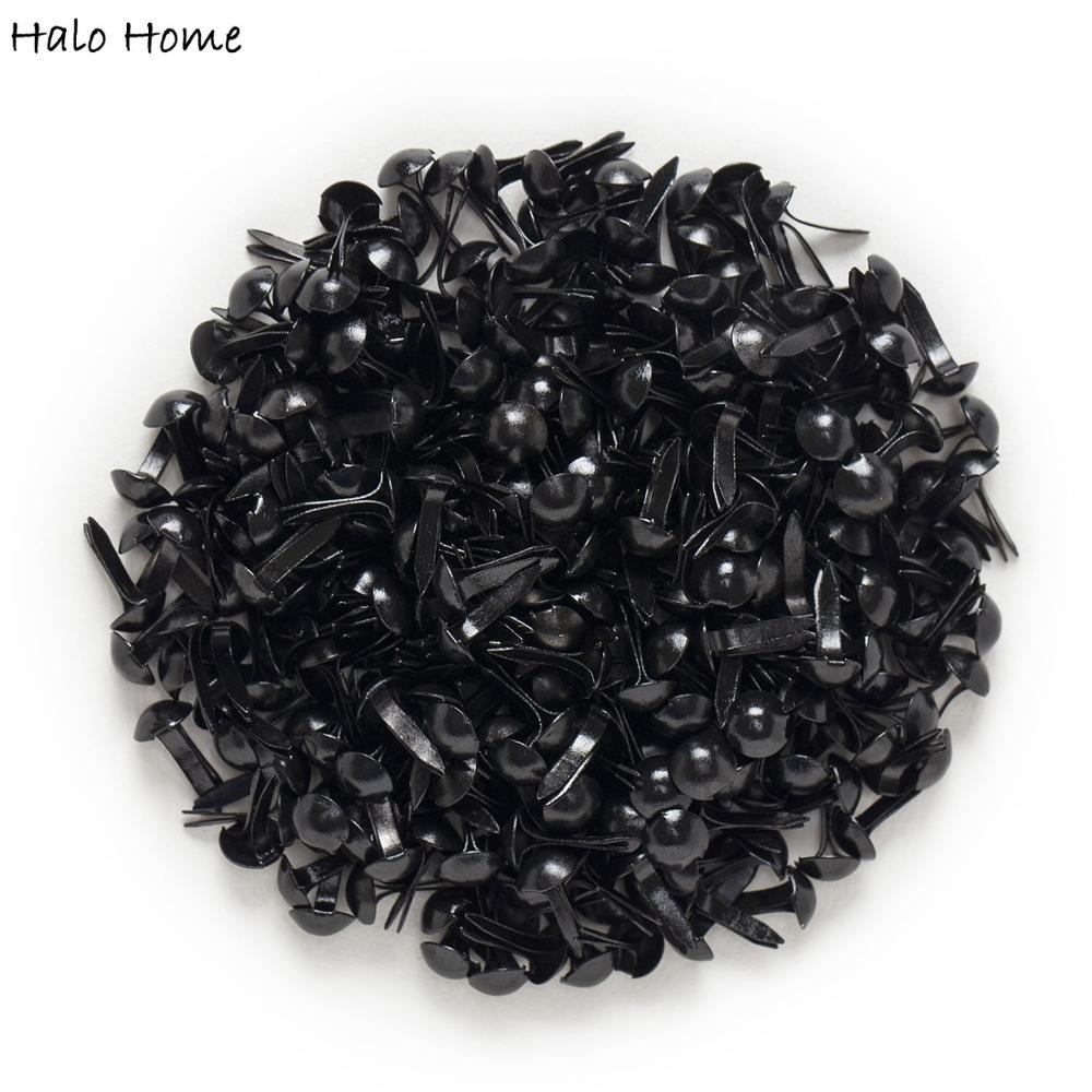 500 Pcs Black Round Brads Scra - огляд і ціна Embellishments For Scrapbooking